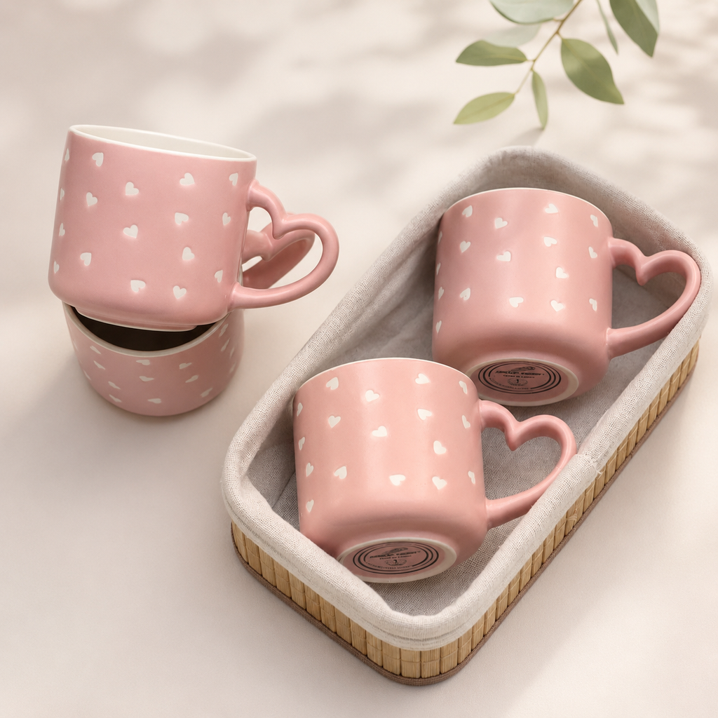 Sweetheart ceramic mug set