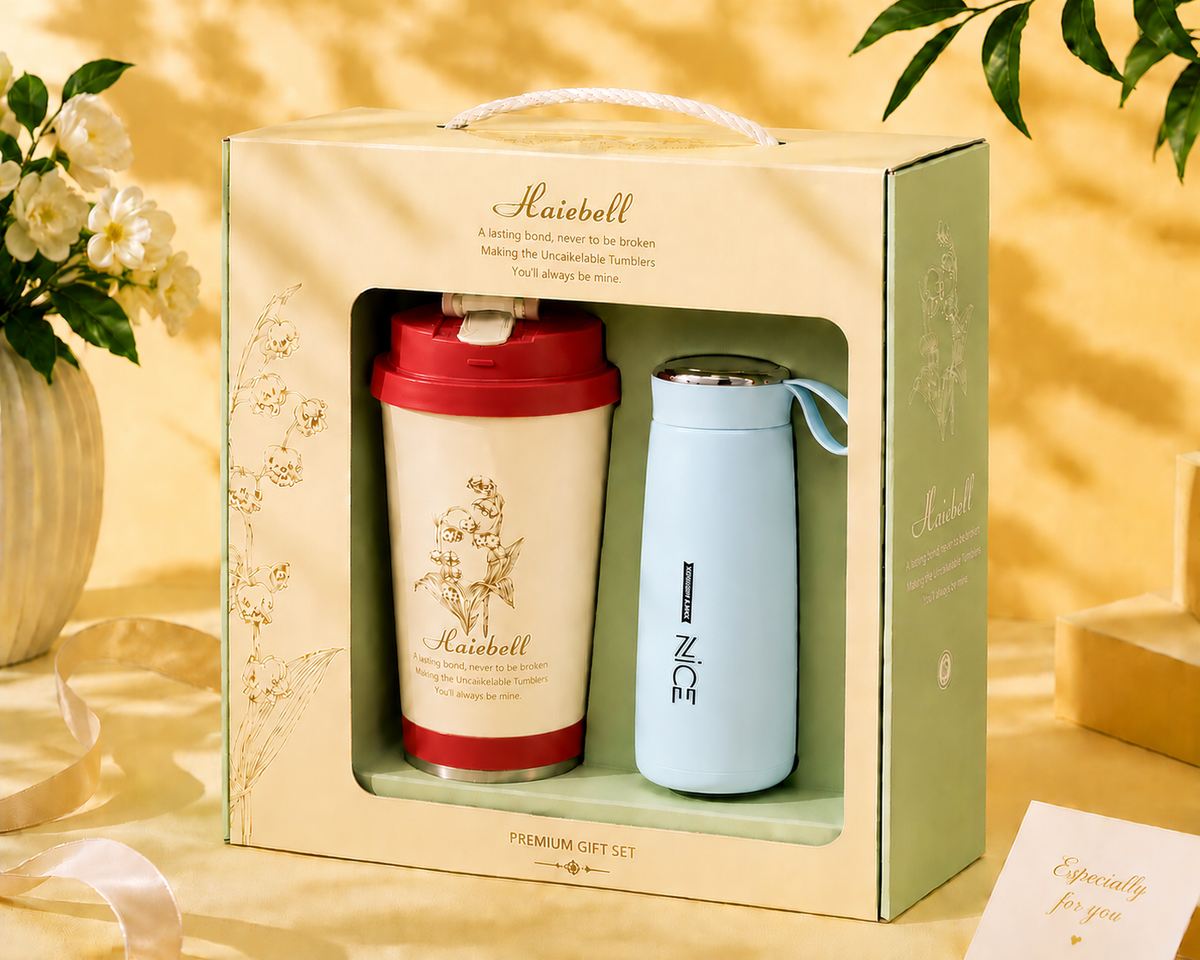 Naicbell gift set Red and Sky Blue
