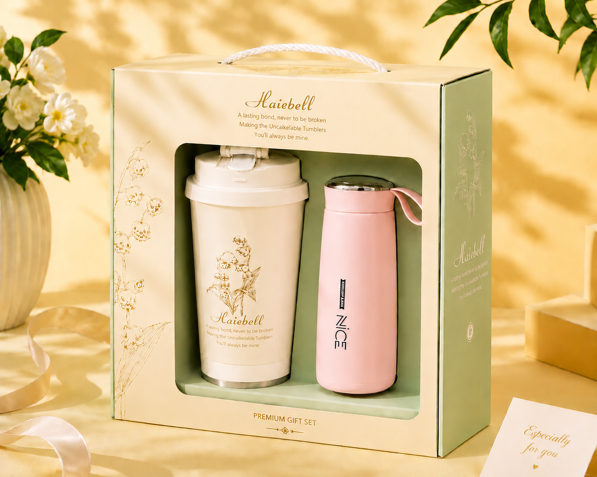 Naicbell gift set White and Pink